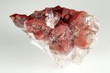 Natural Red Quartz Crystal Cluster - Morocco #199098-1